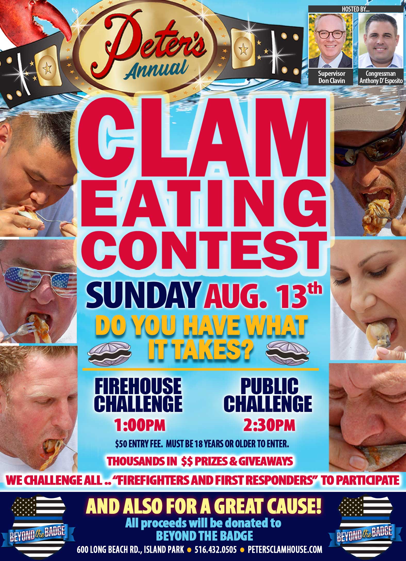 Peters Clam Eating Contest