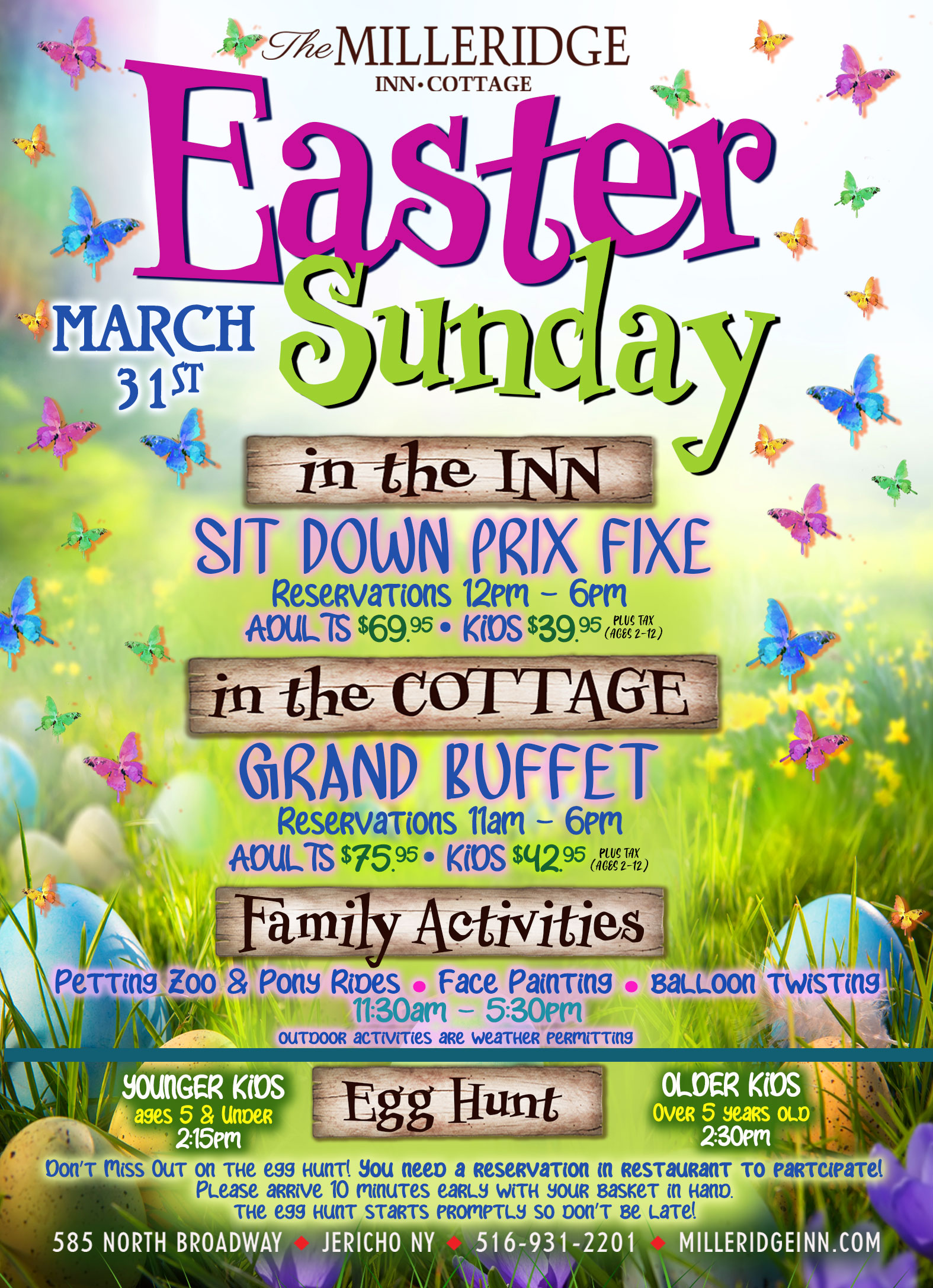 Easter Events at the Milleridge