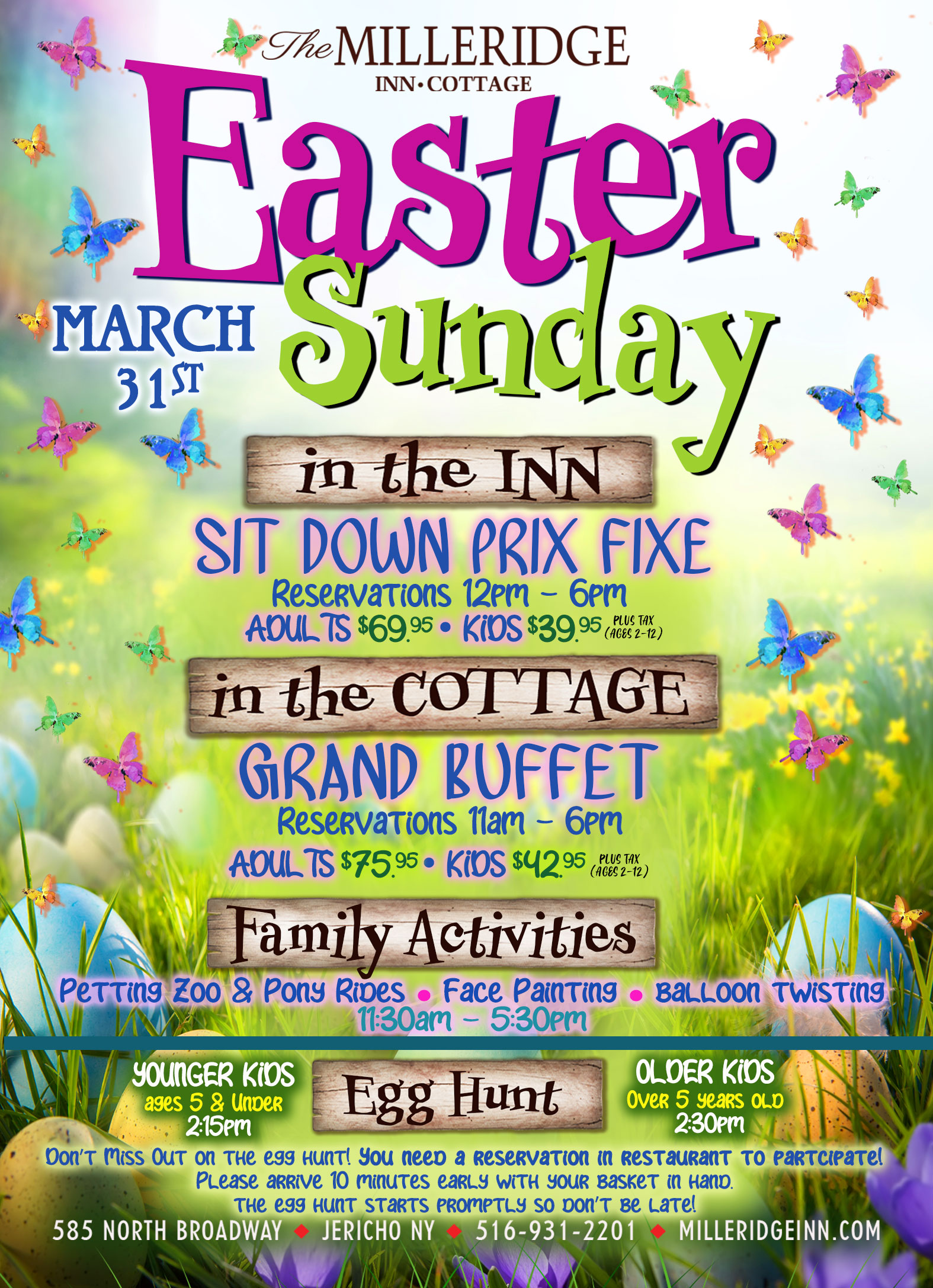 Easter Sunday at the Milleridge Inn