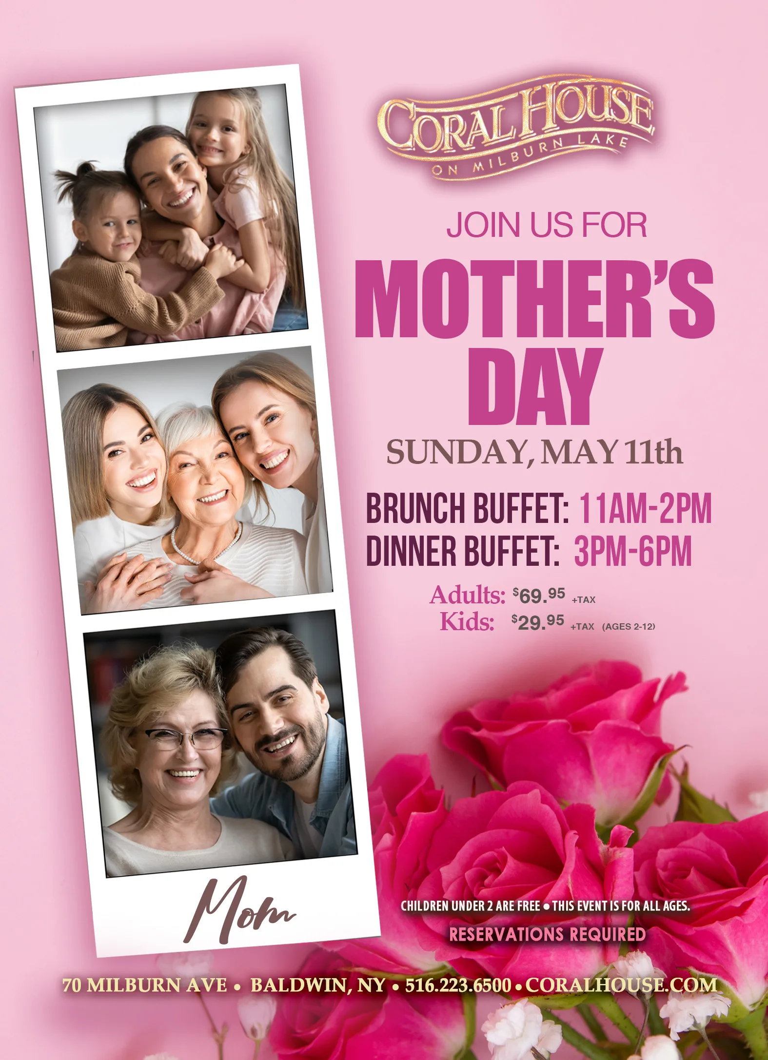 Mothers Day at The Coral House