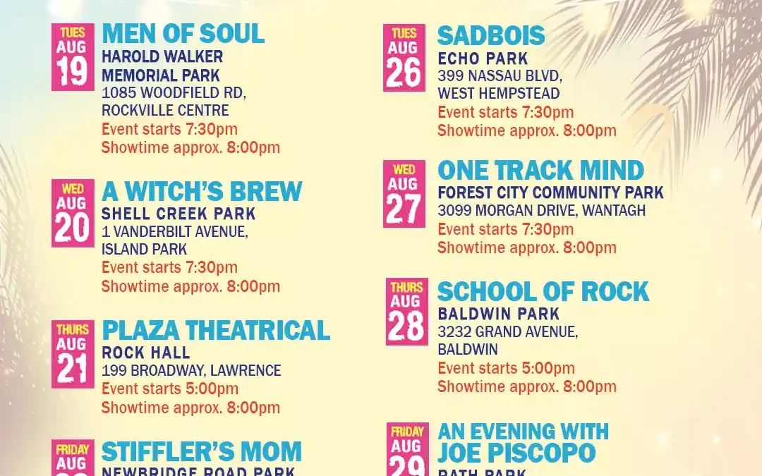 Summer Concert Series in the Town of Hempstead – Free Community Fun All Summer Long