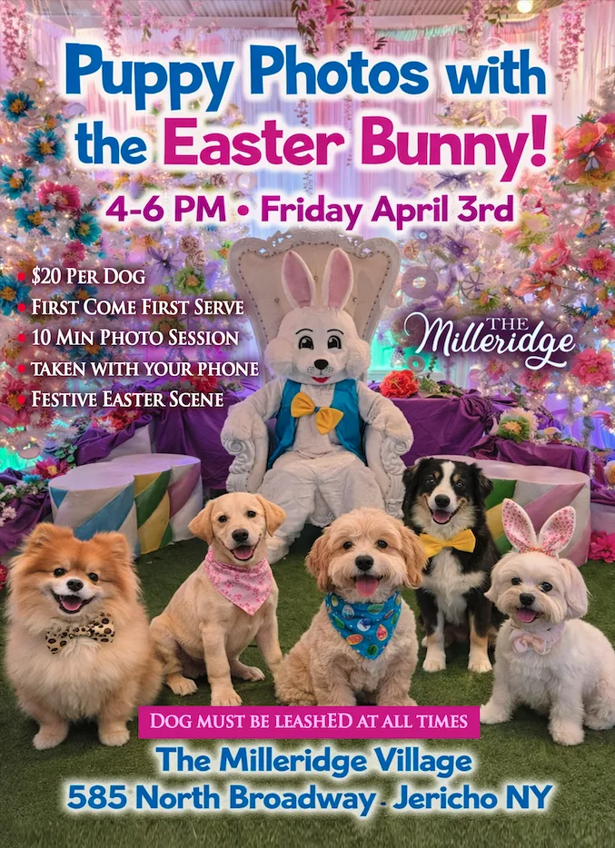Puppy Photos with the Easter Bunny